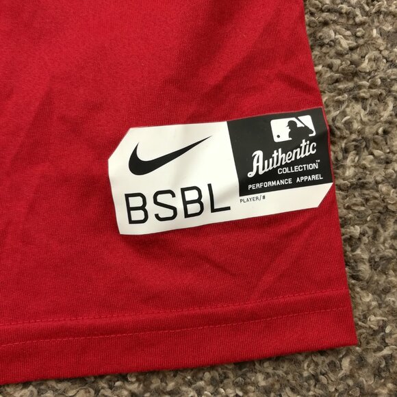 Philadelphia Phillies Shirt Nike Authentic Collection Center Swoosh Mens Large - Picture 3 of 11